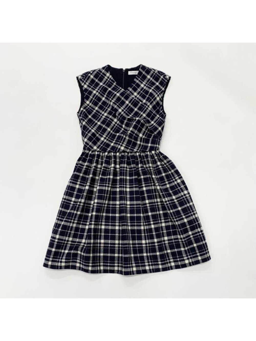 Dior Wool Dress Wrap Over Short - Picture 4 of 10